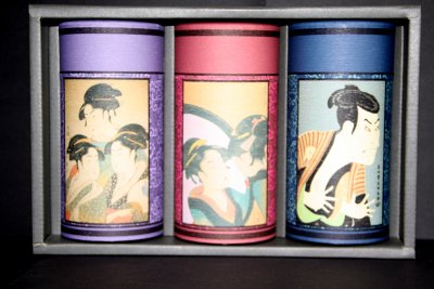 Acheter Coffret de Trois Boîtes Japon "Utamaro"